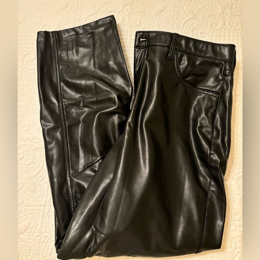 A&F Leather pants